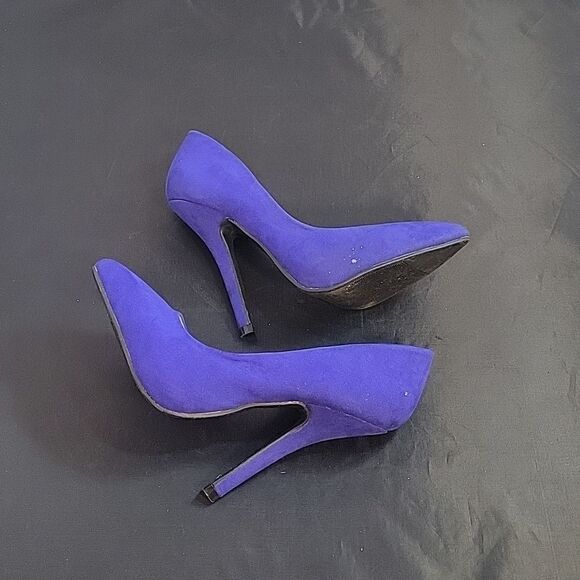 CHARLOTTE RUSSE POINTED TOE D'ORSAY HIGH HEEL STILETTOS PUMP - Picture 10 of 14